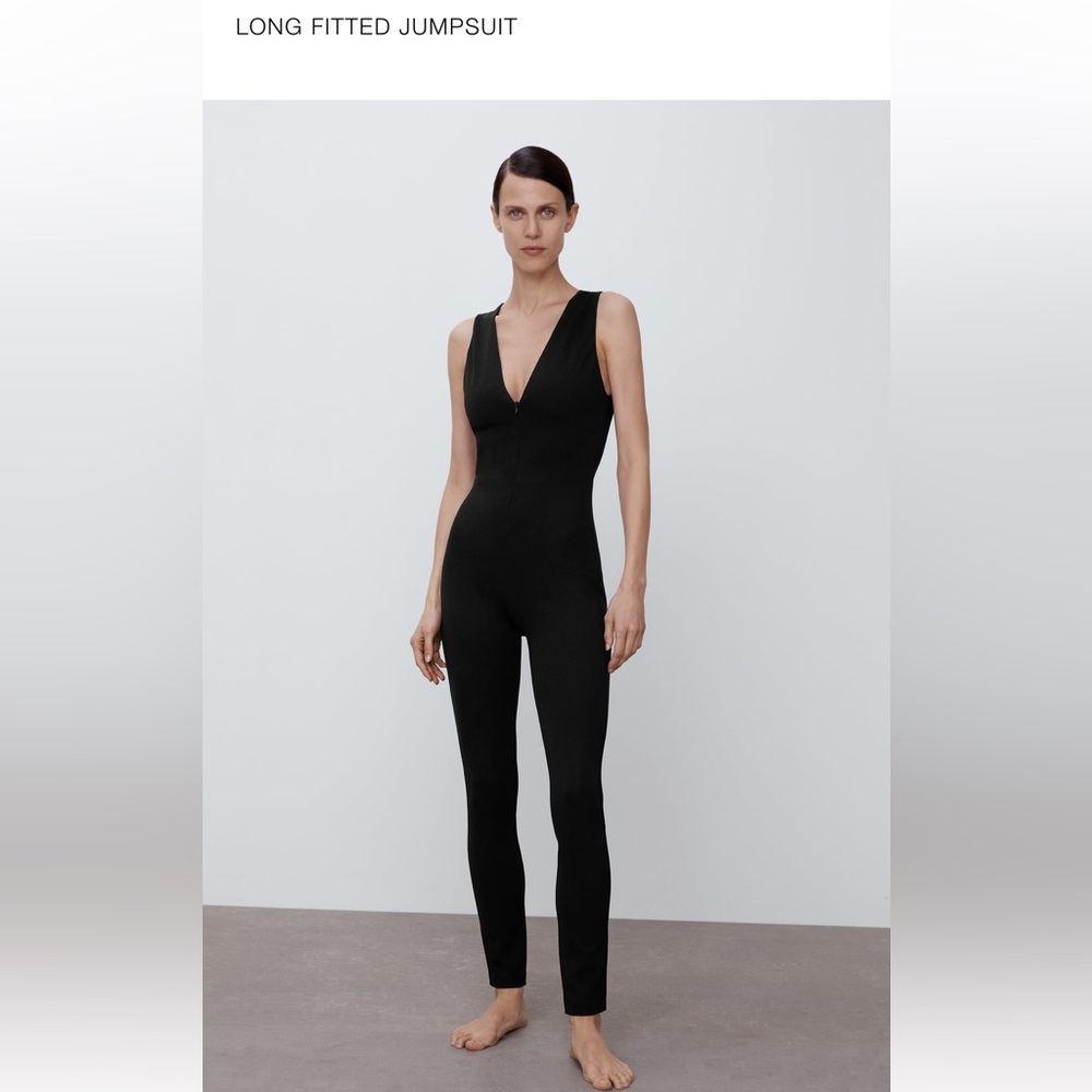 Zara Long Fitted Jumpsuit